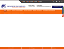 Tablet Screenshot of globaladvertisingmedia.com